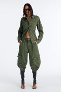 Cargo Jogger Jeans - Olive