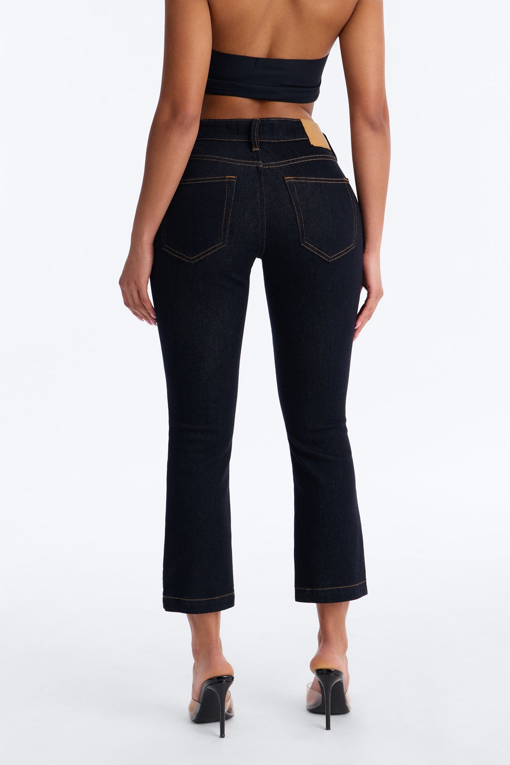 Skinny Fit High Rise Jeans - Dark Wash