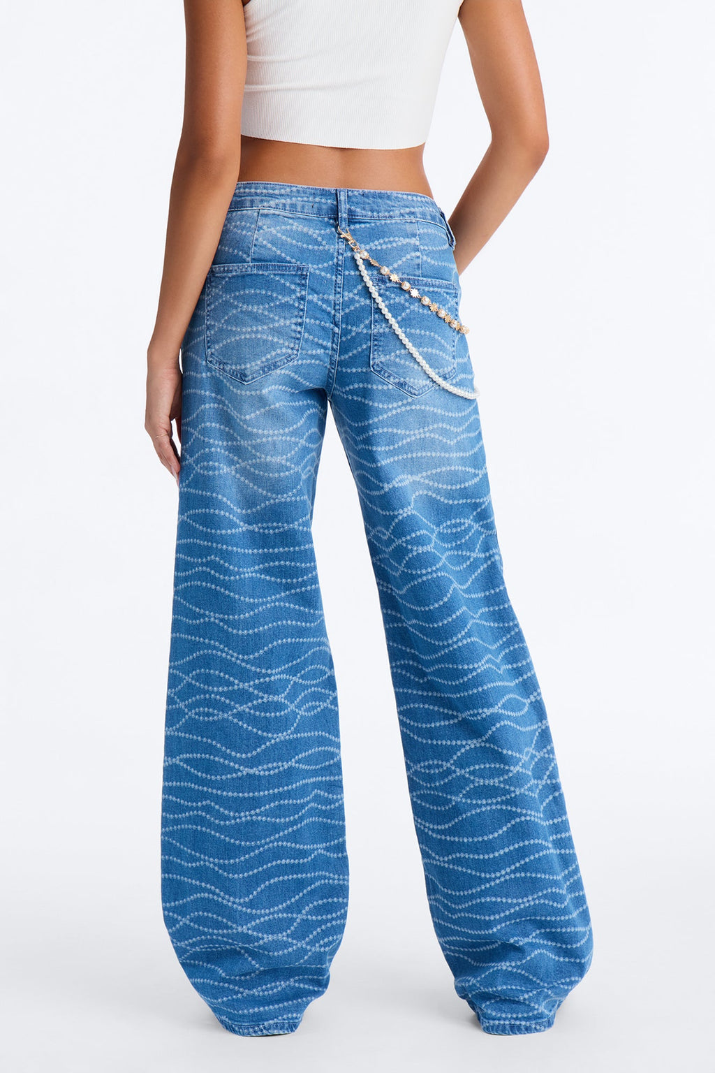 Straight Leg Jeans - Medium Wash