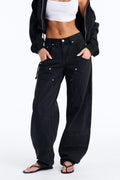 High Rise Skinny Jeans - Black Wash