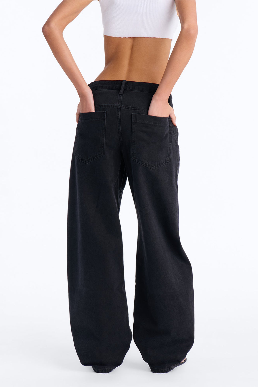 High Rise Skinny Jeans - Black Wash