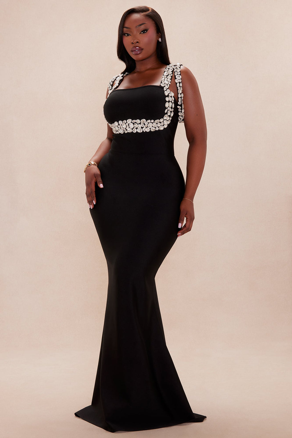 Bandage Gown - Black