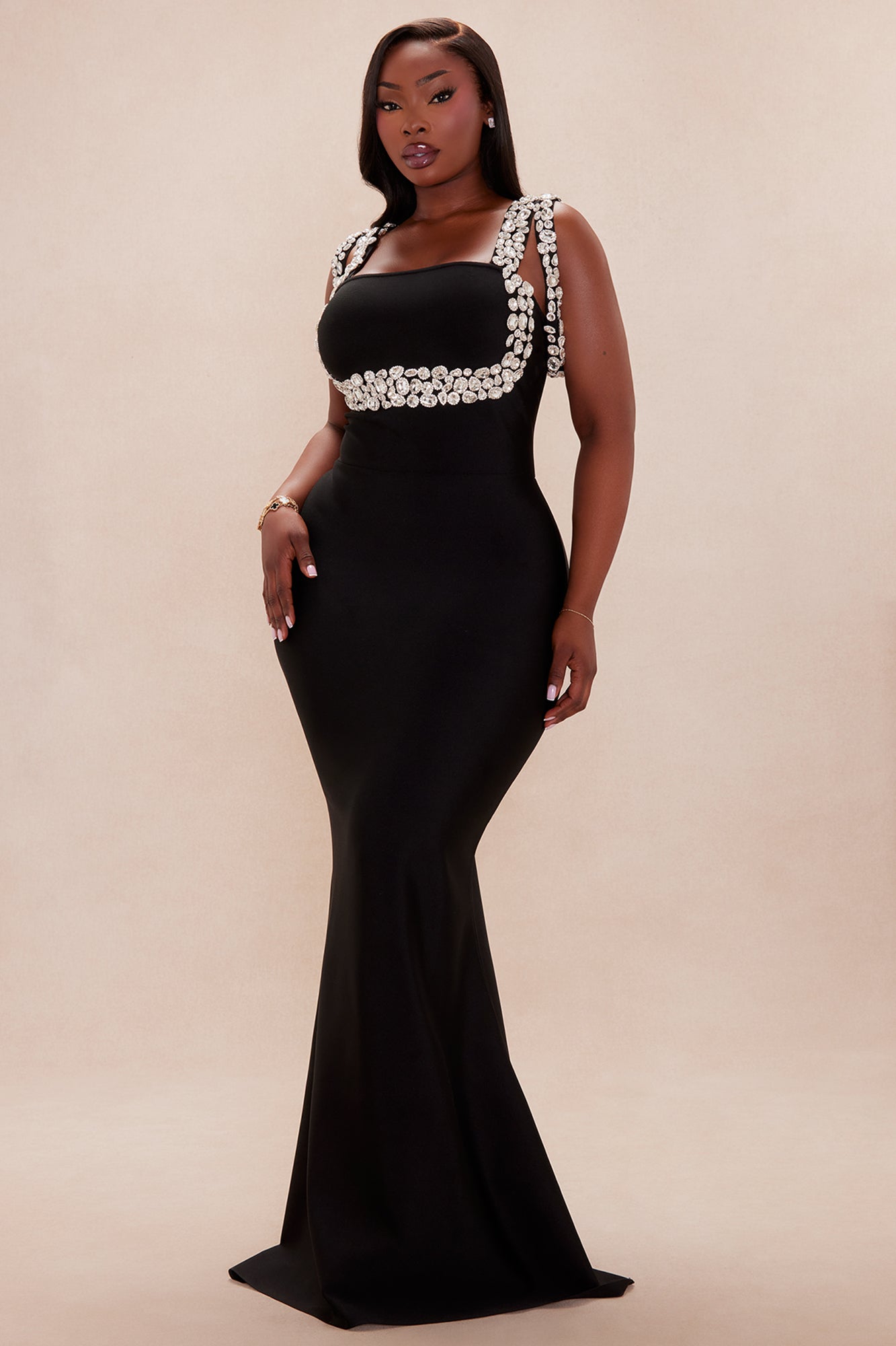 Bandage Gown - Black