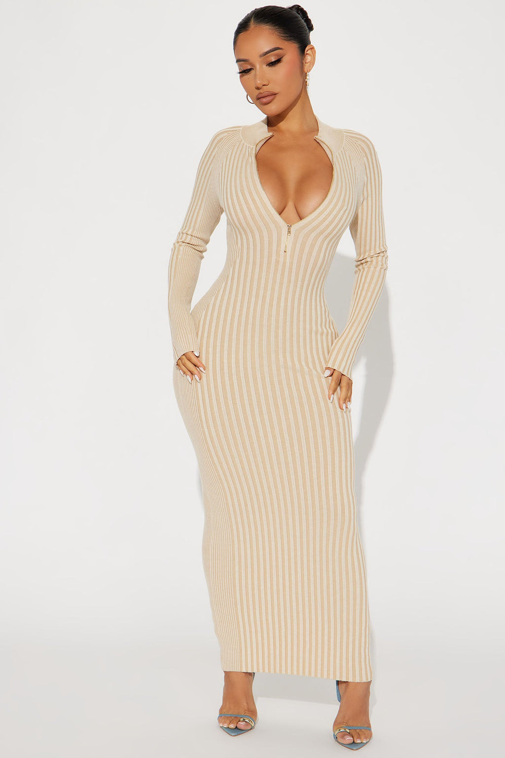 Sweater Maxi Dress - Cream