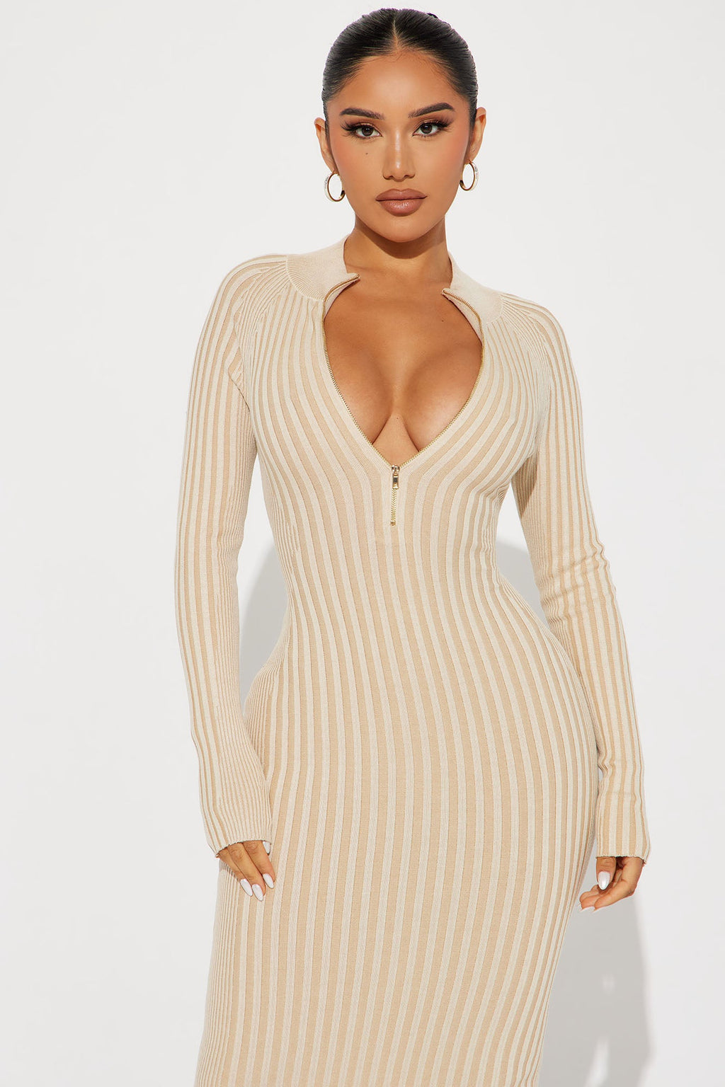 Sweater Maxi Dress - Cream
